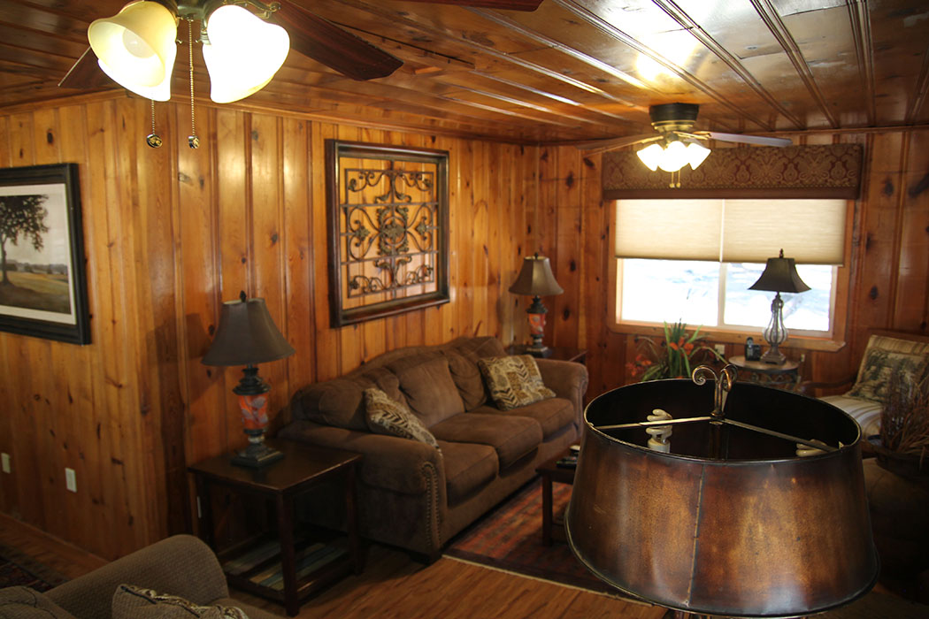 Family room with sleeper sofa